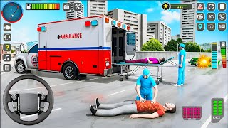 Ambulance Rescue City Driving Simulator 3D - 911 US Emergency Rescue Van Driver! Android gameplay screenshot 1