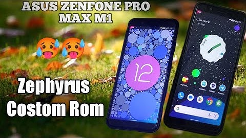 Zephyrus 12.7  Review Ft. Asus Zenfone Max Pro M1 | Android 12 Custom ROM 😨😨