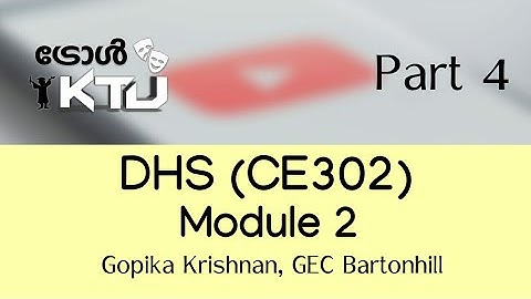 Design of Hydraulic Structures- DHS CE302- Module 2 Part 4 - S6 Civil