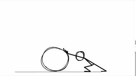 Weight Push Rough 2D Animation