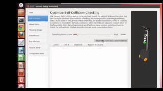 Creating a Robot Arm Model SRDF Using MoveIT