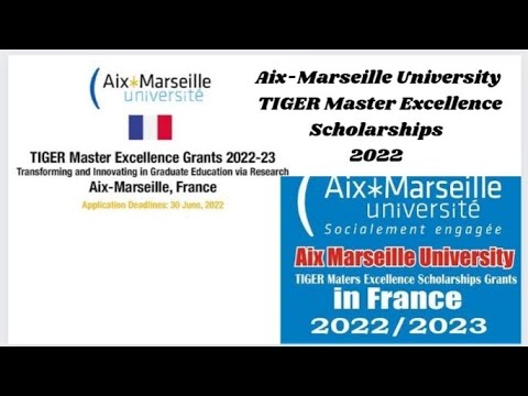 Aix-Marseille University TIGER Master Excellence Scholarships 2022...