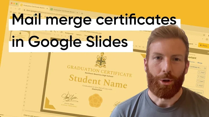 Mail Merge Certificates in Google Slides in Minutes (Step by Step)