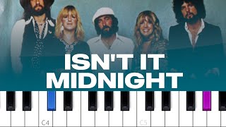 Fleetwood Mac - Isn't It Midnight (piano tutorial) screenshot 5