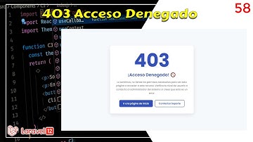 58 🛑 Manejo de Errores: Personalizando la Página 403 (Acceso Denegado) con Laravel y Spatie