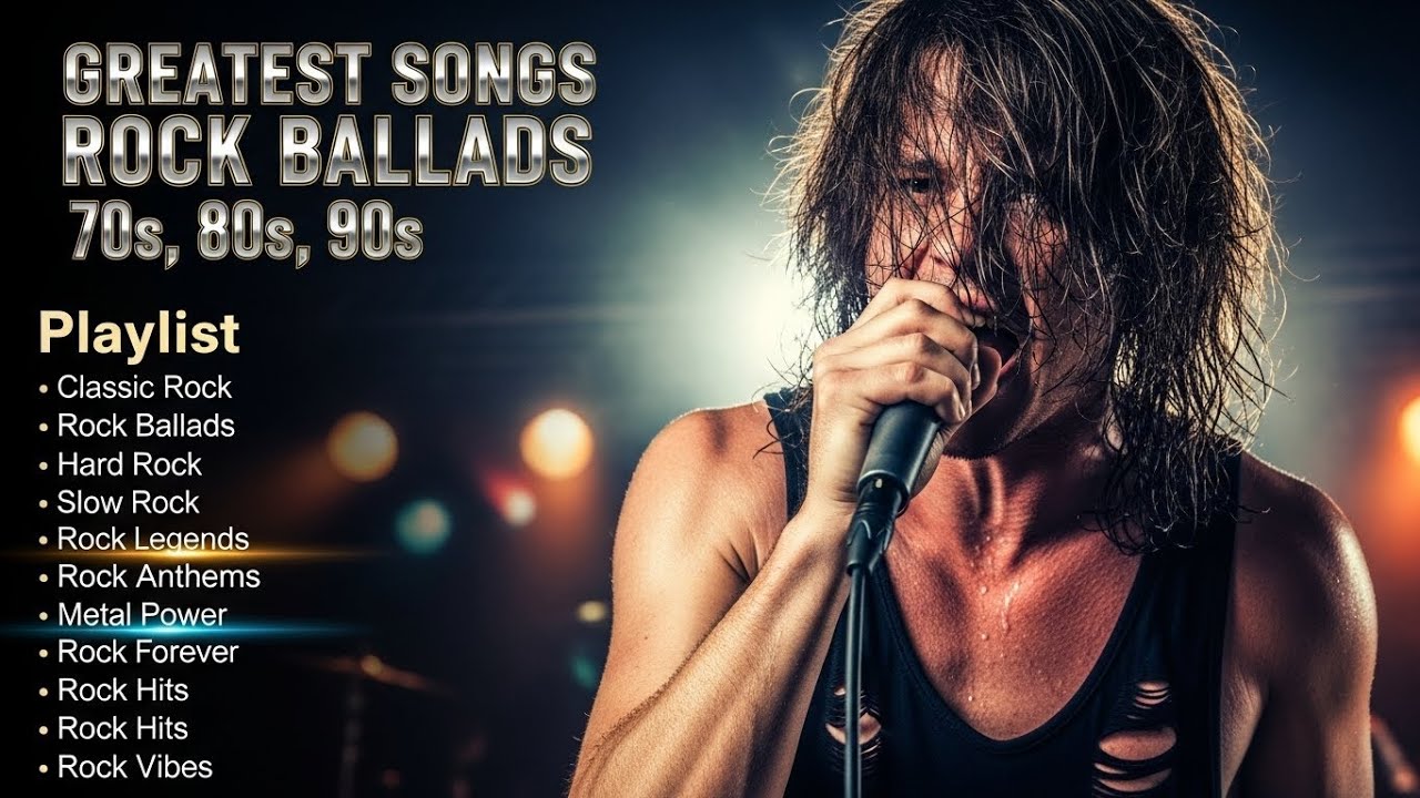 Classic Rock Songs 70s 80s 90s Full Album – Aerosmith, Bon Jovi, AC/DC, Metallica, Nirvana, Queen