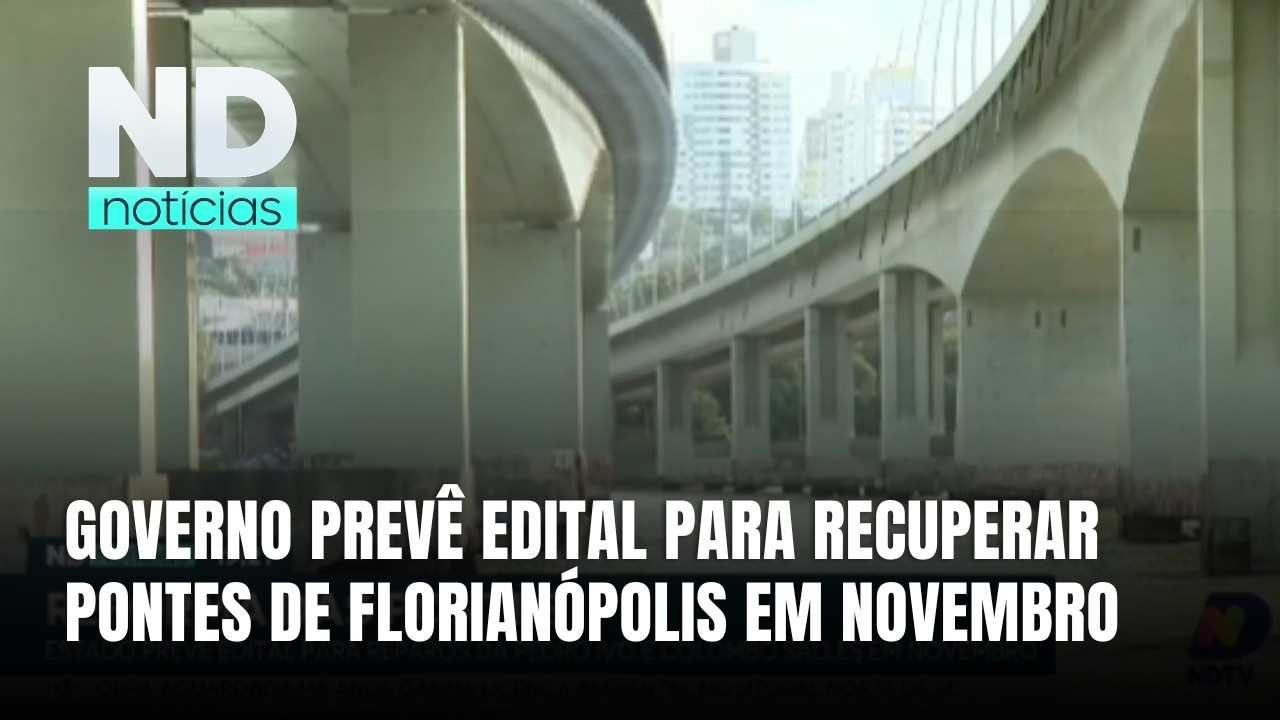 Florianópolis aguarda edital para obras nas pontes Pedro Ivo e Colombo Salles