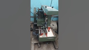 Power Hacksaw Machine #technology #fitter #skillindia #cuttingskills #machining 🪚 🗜 🔩 #2023