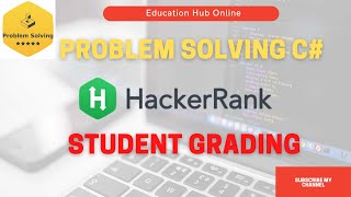 Hacker Rank Problem (Student Grading) C# | URDU