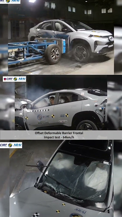 Tata curve ev crash test Bharat ncap 5 star safety rating #tataev #tataxenon #tatamotors #tatanexon