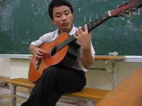 Chao em co gai Lam Hong by guitar - YouTube