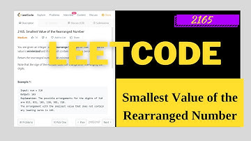 Leetcode 2165 - Smallest Value of Rearranged Number