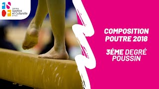 Fscf Poutre 2018 Poussines 3Ème Degré