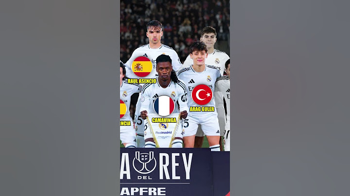 Real Madrid 5-0 Deportiva Minera Copa Del Rey 2025