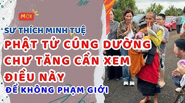 Sư Thích Minh Tuệ| Phật tử cúng dường đảnh lễ chư tăng như nào mới đúng?