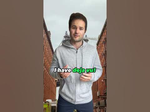 What does DEJA VU mean in English and French!? #english #englishvocab # ...