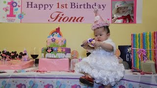 Happy Thanksgiving 2016 - Fiona Thiên Kim's 1st Birthday  - Born on Nov 25 2015