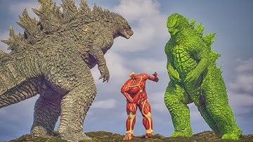 2 Godzillas Send Colossal Titan into Space