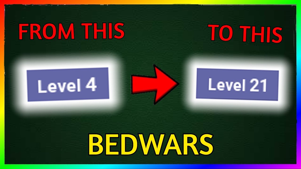 How To Quickly Level Up In Bedwars! ROBLOX YouTube