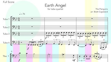 Earth Angel - The Penguins for tuba quartet (arr. Brett Copeland)