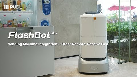 FlashBot Max: Vending Machine Integration - Order Remote, Receive Fast
