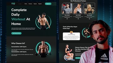 How To Create Gym Website Using HTML & CSS In Hindi  | PART-1