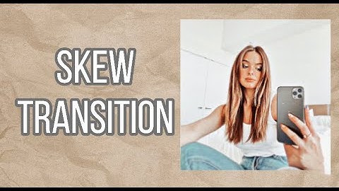 Transicion muy sencilla en la app funimate! (Skew transition)