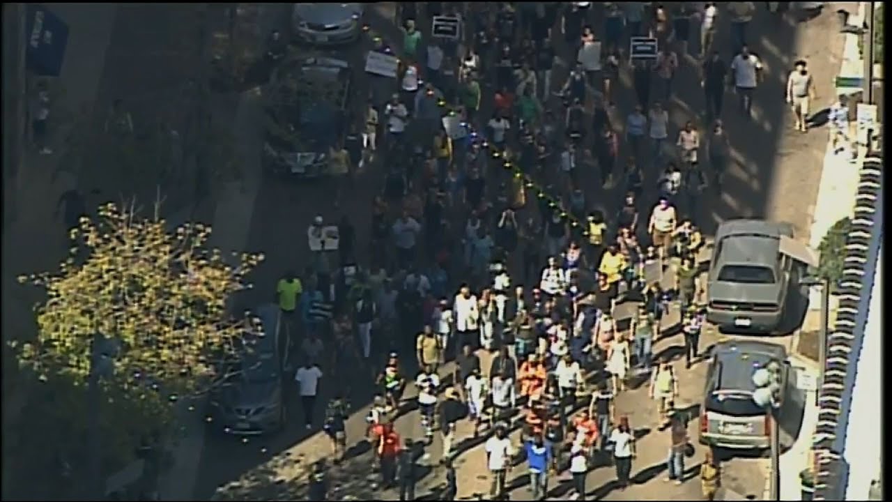 Protesters Gather After Police Shooting Verdict YouTube