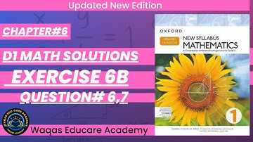 Exercise 6b Question#6,7 #equations #ex6a #oxfordmath D1 Math NSM Updated Edition|#Chapter6|#Book1