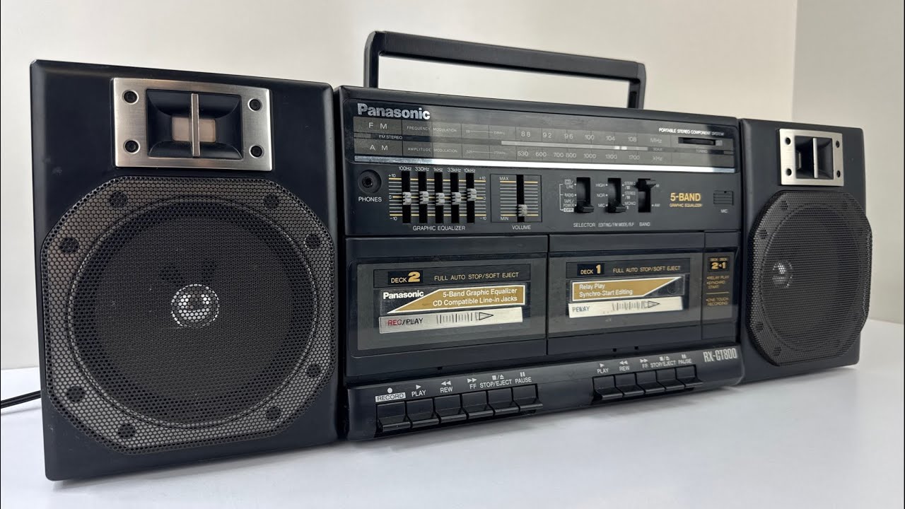 Panasonic RX-CT800 Portable Boom Box Stereo - YouTube