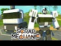 СУПЕР РЕАЛЕСТИЧНЫЙ ОПТИМУС ПРАЙМ В СКРАП МЕХАНИКЕ! ОБЗОР ПОСТРОЕК - Scrap Mechanic \ 3