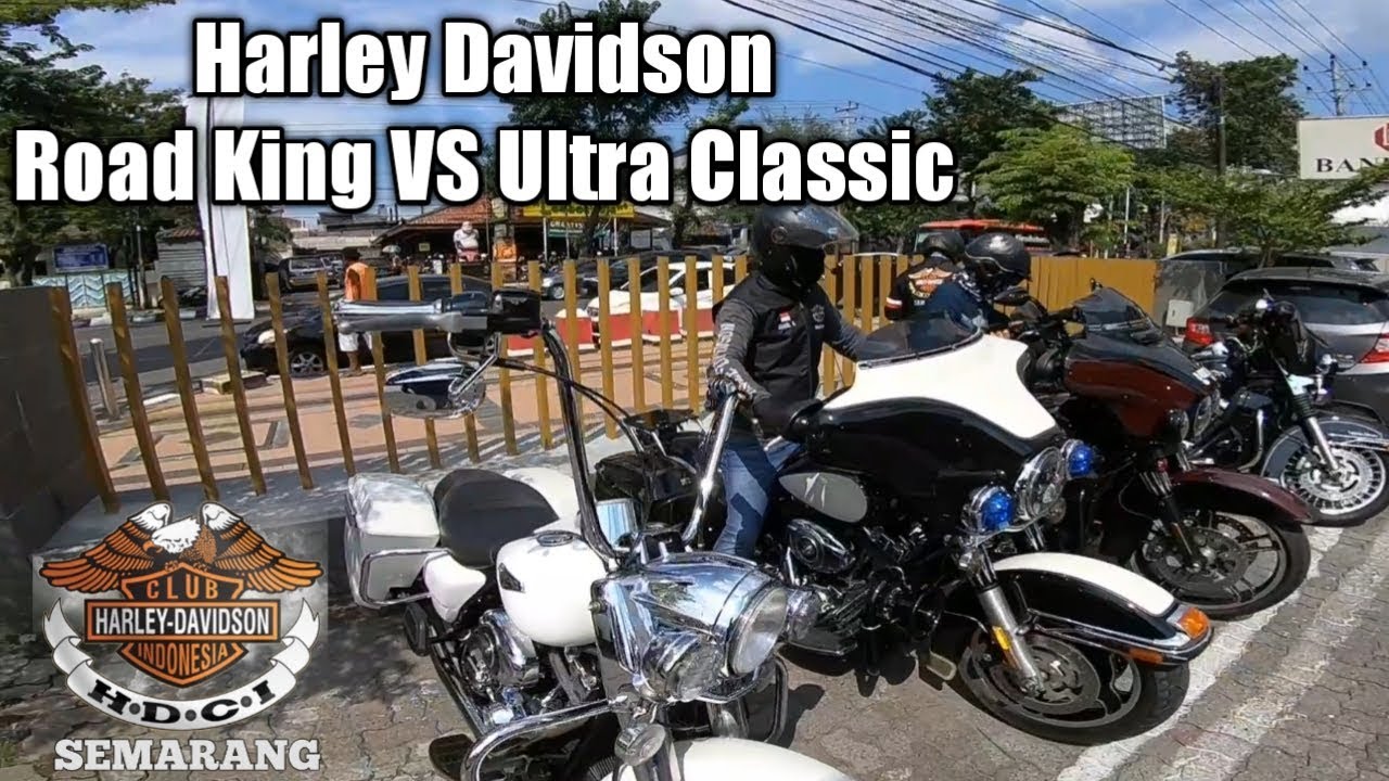 Road King VS Ultra Classic Harley Davidson Semarang YouTube