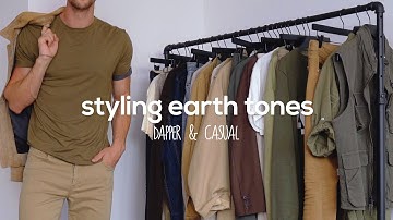 10 Outfits Styling Earth Tones | Men