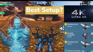 Nether X3 Stealth in 4K HDR | Destroying a Khepri Spears | War Robots Gameplay