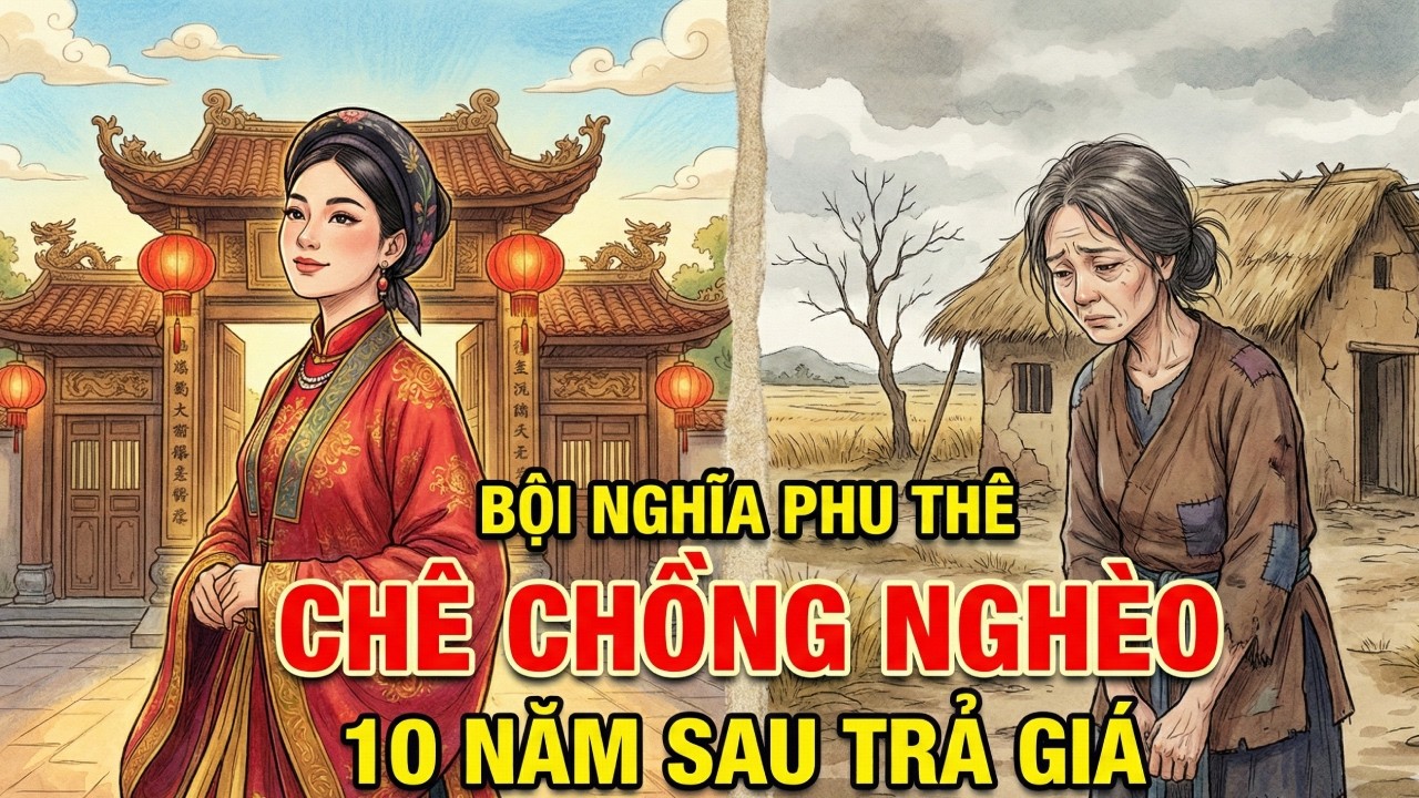 Bỏ Chồng Nghèo Theo Công Tử Giàu – 10 Năm Sau Trở Về Trong Tủi Nhục | Truyện Nhân Qủa