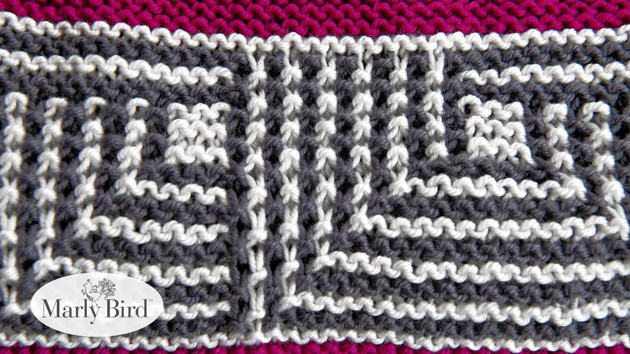 Tournament of Stitches Knitting Sections 5 and 6 Mosaic Knitting