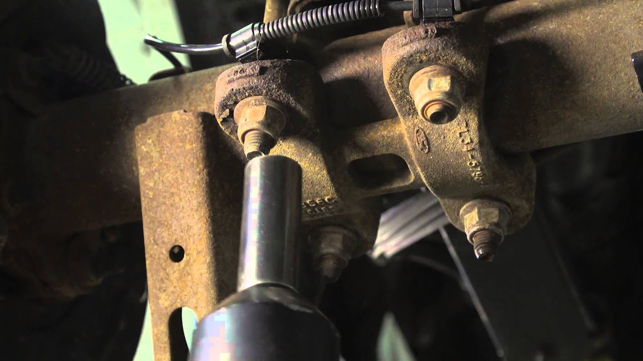 MotoFab Lifts Ford F150 rear lift kit install - YouTube