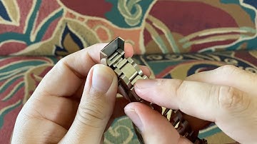 Adjusting Rolex Bracelet Size using Easylink Comfort Adjustment