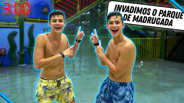 INVADIMOS UM PARQUE AQUÁTICO DE MADRUGADA! •Irmãos Scribel•