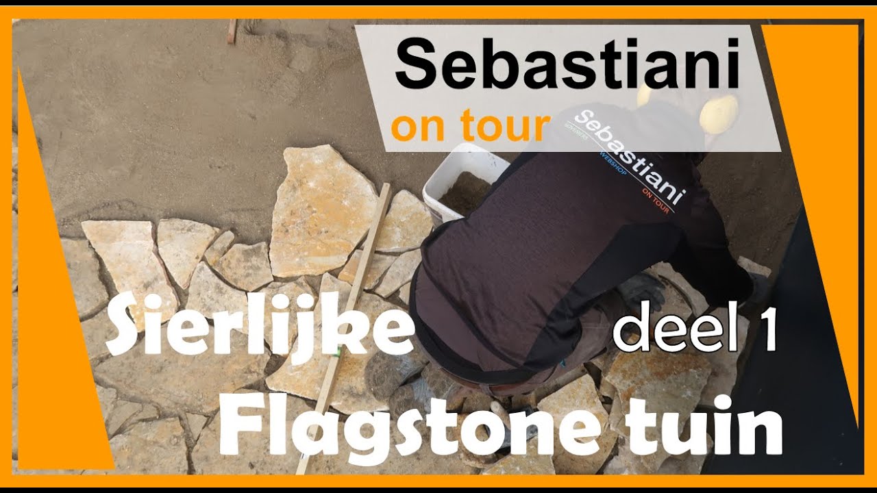 Sierlijke flagstone tuin - deel 1 - SEBASTIANI hoveniers ON TOUR --- seizoen 3 --- #19
