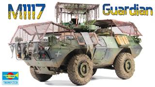 Full Painting and Weathering:  M1117 Guardian Ukraine - Trumpeter 1/35