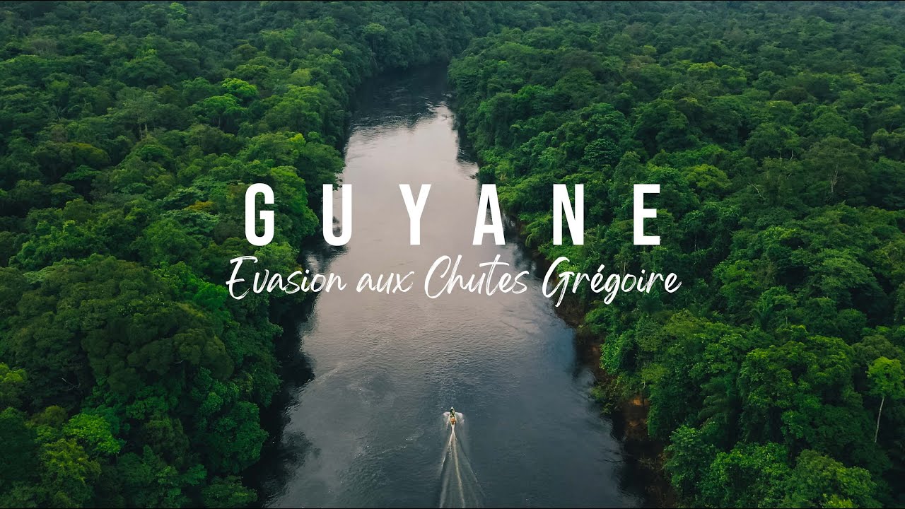 Évasion aux Chutes Grégoire - French Guiana - Drone 4K