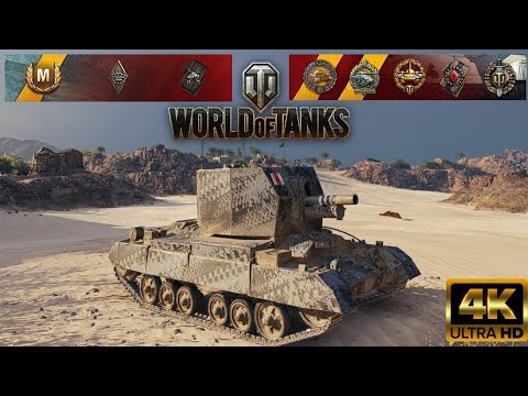 Bishop - Airfield map - 8 kills - 2,5k damage SPG World of Tanks replay 4K