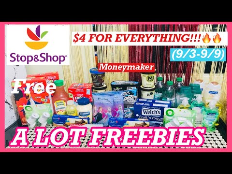 STOP AND SHOP( GIANT) COUPON DEALS HAUL (9/3-9/9) JUST $4 FOR EVERYTHING 🔥 🔥😱 😱