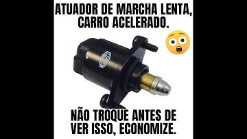 Atuador de marcha lenta, não troque antes de ver isso. Carro ficando acelerado, como resolver fácil.