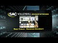 SAC AstroTurf Volleyball Player of the Week Highlights | Oct. 22, 2018