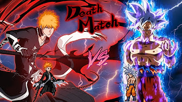 Ichigo Fullbring Bankai OP VS Goku DBS 3.5 OP(All Form) in Jump Force Mugen