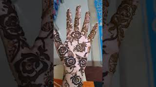 Alhamdulillah🤍🌸 Floral design ✨️ 💖 #mehndi #like #subscribe