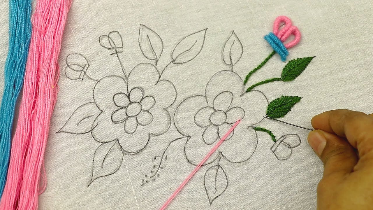 easy Brazilian embroidery for beginners (Bullion Stitch & Blanket