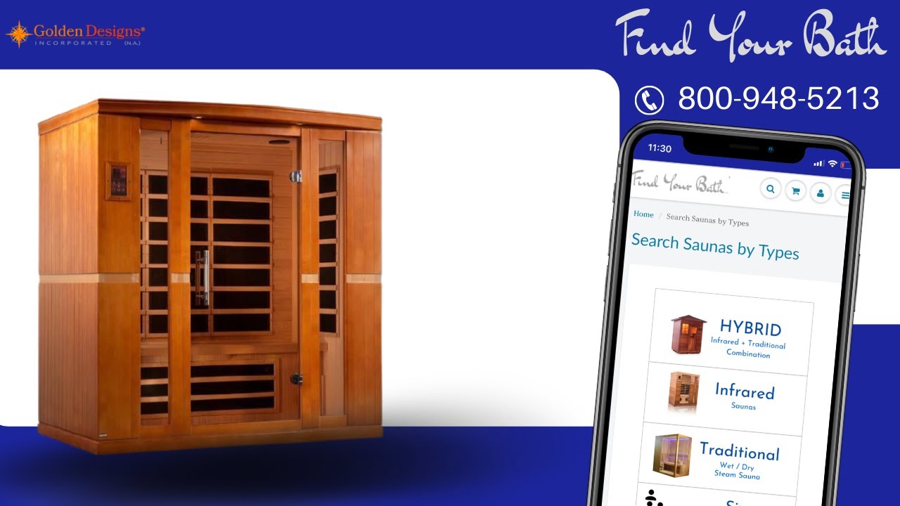 Find Your Bath presents Dynamic Saunas by Golden Designs YouTube
